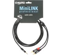 Klotz KY7-600 Mini jack to RCA Y cable 6 metres