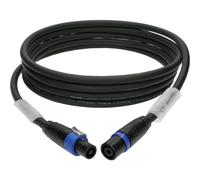Klotz L44YSPMMF0500 4x 4.0 mm² speaker cable PVC speakON 4p F/M with metal shell 5 meter