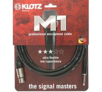 Klotz M1FP1K1000 Female 3-Pin XLR - Male Jack Microphone Cable, 10m