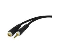 KLOTZ Przedłużacz Audio AUX mini Jack 3,5mm Stereo (wtyk / gniazdo) 3m
