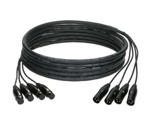 Klotz SUC04-X3L 4-Channel 3p F/M XLR Multi-Core Cable, 3m