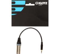 Klotz XLR-BMP3.5 Stereo-to-mono adapter cable 0.2 metres