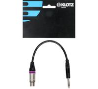 Klotz XLR-FPU6.3 XLR to jack adapter cable 0.2 metres