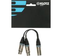 Klotz XLR-YMERGE XLR Y-merging adapter for microphones 0.2 metres