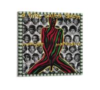 klouds A Tribe Called Quest Poster Midnight Marauders Album Cover Poster Decorative Painting Canvas Bed Room Art Living Room Decor Modern Aesthetic Poster 16x16inch(40x40cm) Frame-style
