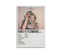 klouds Beabadoobee Fake It Flowers Poster Decorative Painting Canvas Bed Room Art Living Room Decor Modern Aesthetic Poster 12x18inch(30x45cm) Unframe-style