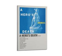 klouds Fontaines D.C. Poster A Hero's Death Poster Decorative Painting Canvas Bed Room Art Living Room Decor Modern Aesthetic Poster 24x36inch(60x90cm) Frame-style