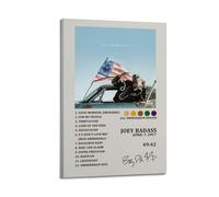 klouds Joey Badass Album All-Amerikkkan Bada$$ Tracklist Poster Decorative Painting Canvas Bed Room Art Living Room Decor Modern Aesthetic Poster 08x12inch(20x30cm) Frame-style