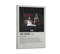 klouds Lil Durk Album The Voice Tracklist Poster Decorative Painting Canvas Bed Room Art Living Room Decor Modern Aesthetic Poster 08x12inch(20x30cm) Frame-style