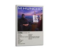 klouds M Huncho Music Poster Album Poster Decorative Painting Canvas Bed Room Art Living Room Decor Modern Aesthetic Poster 12x18inch(30x45cm) Frame-style