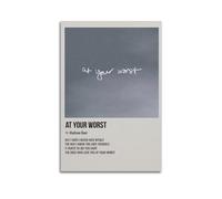 klouds Madison Beer Song At Your Worst Poster Decorative Painting Canvas Bed Room Art Living Room Decor Modern Aesthetic Poster 08x12inch(20x30cm) Unframe-style