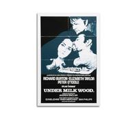 klouds Vintage Movie Under Milk Wood Poster Decorative Painting Canvas Bed Room Art Living Room Decor Modern Aesthetic Poster 12x18inch(30x45cm) Unframe-style