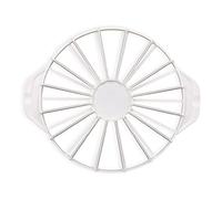KLOVA Baking Cake Slicers Household Pies Cakes 14/16 Pieces Slicer Cutter Round Equal Portion Marker Divider Baking Tool White Cake Divider Slicer