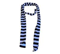 KLOVA Lady Goth Harajuku Cool Scarve Y2k Girl Stripe Long Knitted Scarves Fashion Cloth Unisex Street Casual Neckerchief Thin Scarf For Women Lightweight Thin Men Scarf For Summer Thin Scarves Y2k