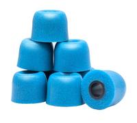 Klowcok IEM Foam Replacement Ear Tips for KZ, Moondrop, Fiio, Sennheiser | Memory Foam Earbud Tips, In Ear Monitor Tips, Superior Noise Isolation, Comfort Fit, 3 Pairs, Small/Medium/Large, Blue