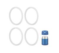 KLOWOAH Replacement Gaskets Compatible with Thermos Funtainer 10 Oz Stainless Steel Vacuum Food Jar,Silicone Seals (Set of 4)