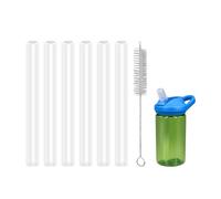 KLOWOAH Replacement Straws Compatible with CamelBak Eddy+ 14oz Water Bottle (Pack of 6)