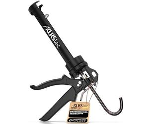 KLRStec Professional Caulking Gun 25:1 - Heavy Duty Mastic & Silicone Gun | 4000N pressing force for all 310ml cartridges - drip-stop lever, 360° rotating aluminium barrel, hardened steel rod, 729g