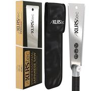 KLRStec® Professional Japanese Saw - Ryoba 240mm Pull Saw for Woodworking | Double edge Ryoba blade: fine cross cut + 9 TPI rip teeth, replaceable SK05 steel, 2K handle, nylon belt case included