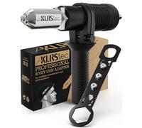 KLRStec Professional Rivet Gun Drill Attachment - Pop Riveter Kit 2.4-4.8mm