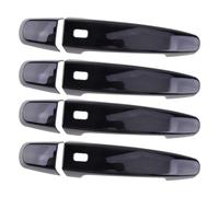 KLSDB Car Exterior Door Handles for Chevrolet Traverse 2018-2023, Exterior Handle Trim Cover Scratch Protector Durable Shell Replacement Accessories,A/Bright Black