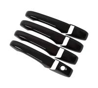 KLSDB Car Exterior Door Handles for Chrysler Voyager Grand Voyager, Exterior Handle Trim Cover Scratch Protector Durable Shell Replacement Accessories, A/Painted Black-A/Style 1
