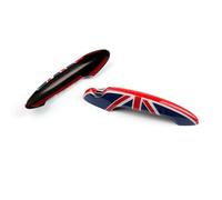 KLSDB Car Exterior Door Handles for Cooper R50 R52 R53 R55 R56, Exterior Handle Trim Cover Scratch Protector Durable Shell Replacement Accessories,B/Red/Blue