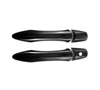 KLSDB Car Exterior Door Handles for Infiniti QX56 QX80 Z62 2014-2024, Exterior Handle Trim Cover Scratch Protector Durable Shell Replacement Accessories,A/Two-Door Single Hole-Bright Black