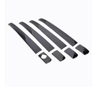 KLSDB Car Exterior Door Handles for Lexus RX330 RX350 RX300 2003-2009, Exterior Handle Trim Cover Scratch Protector Durable Shell Replacement Accessories,A/Stainless Steel-Black Titanium