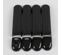 KLSDB Car Exterior Door Handles for Mazda Familia Y12 2007-2017, Exterior Handle Trim Cover Scratch Protector Durable Shell Replacement Accessories,A/Carbon Fiber Pattern-A/Style 2