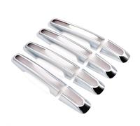 KLSDB Car Exterior Door Handles for Range Rover Sport Executive Evoque Discovery 5 Sport, Exterior Handle Trim Cover Scratch Protector Durable Shell Replacement Accessories,A/Matte Silver 3