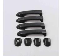 KLSDB Car Exterior Door Handles for Subaru XV Eyesight 2022, Exterior Handle Trim Cover Scratch Protector Durable Shell Replacement Accessories, A/Carbon Fiber Pattern-A/Style 1