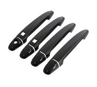 KLSDB Car Exterior Door Handles for Toyota Highlander Camry 2006-2011, Exterior Handle Trim Cover Scratch Protector Durable Shell Replacement Accessories, A/Paint Black-A/Style 3