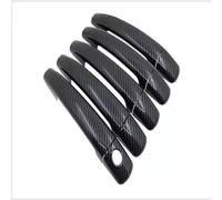 KLSDB Car Exterior Door Handles for Toyota ProAce 2007-2016, Exterior Handle Trim Cover Scratch Protector Durable Shell Replacement Accessories, A/Carbon Fiber Pattern-A/Style 4