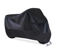 KLSDB Motorcycle Covers for Kawasaki 1400 GTR, Motorcycle Garage Cover Breathable Moped Protective Covers Durable Accessories,A/Black