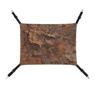 KLSVTMEA Pet Cage Hammock, Brown and Copper Printed Hanging Pet Bed, Pet Swing is Suitable for Cats, Dogs, Or Other Small Pets and is The Best Choice for Pet Hospitals and Households