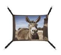 KLSVTMEA Pet Cage Hammock, Funny Donkey Printed Hanging Pet Bed, Pet Swing is Suitable for Cats, Dogs, Or Other Small Pets and is The Best Choice for Pet Hospitals and Households