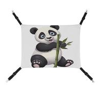 KLSVTMEA Pet Cage Hammock, Naughty Panda Printed Hanging Pet Bed, Pet Swing is Suitable for Cats, Dogs, Or Other Small Pets and is The Best Choice for Pet Hospitals and Households