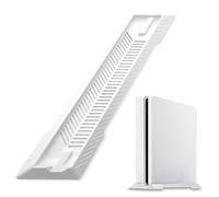 KlsyChry Vertical Stand for PS4 Slim Playstation 4 Slim Console Cooling Holder Stand- White