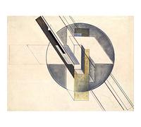 Klucis Construction Constructivist Painting Large Wall Art Poster Print Thick Paper 18X24 Inch