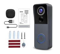 KLUFO Door Bell Camera,Wireless Video Doorbell Camera with Chimes PIR Motion Detection & Night Visions Keep Your Home Safe and Secure