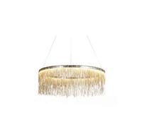 KLUFO Lights for Living Room Modern Minimalist Style Chandelier for Living Room Bedroom Dining Villa Villa Creative Led Chandelier Ceiling Light Silver