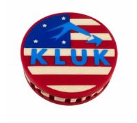 KLUK Adventure Call Case | Vented Mouth Call Case | Red, White & Blue