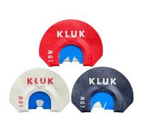KLUK Custom Calls - American Heritage Turkey Mouth Call 3-Pack, Ultimate Combination of KLUK’s Nation-Wide Favorite Turkey Mouth Calls, Ghost, Combo and Hybrid Cuts (Low Stretch)
