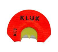 KLUK Custom Calls Chicken COOP Turkey Mouth Call - 3-Reed Diaphragm with Clear Front End & Raspy Back for Realistic Calling (Medium Stretch)