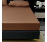 KLUOT Single Waterproof Fitted Sheet 100 x 190 + 45 cm Super Soft Cozy and Breathable Deep 45 cm Fitted Bed Sheet