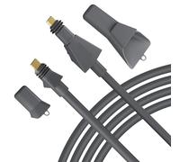 Klutchtech for Starlink Cable 82FT Replacement Cable for Starlink Standard Flat High Performance, Starlink Cable High Performance with End Caps Waterproof Gray (82FT/25M)