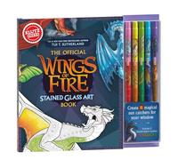 Klutzpress Wings of Fire Stained Glass Art