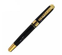 KLVN Classic Style Gold Clip Metal Fountain Pen Luxury Business Gift Pen 0.5mm Inking Pens for Writing(06)