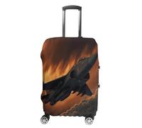 KLWQR A Fighter Jet Luggage Cover Dustproof Travel Suitcase Cover Elastic Suitcase Protector Fit 19-32 Inch Luggage，, style, XL